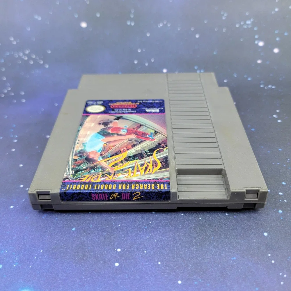 Skate or Die 2 (Nintendo Entertainment System NES) Video Game w/ Manual